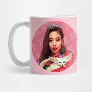 jennie black ddu du ddu du pink Mug